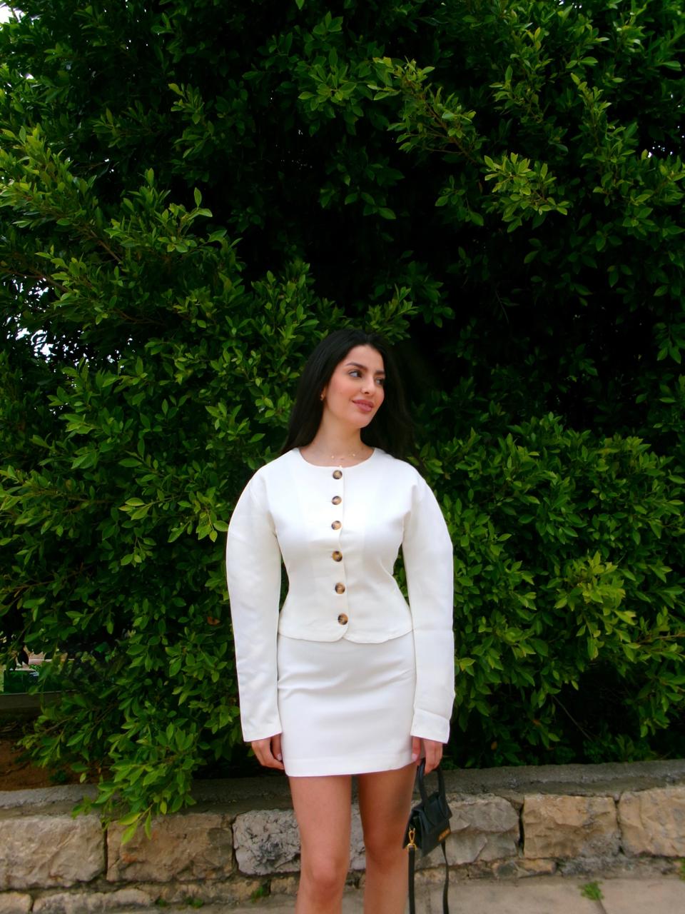 White Skirt Set
