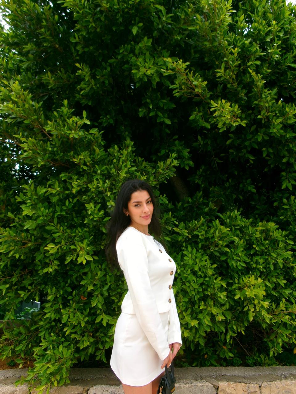 White Skirt Set
